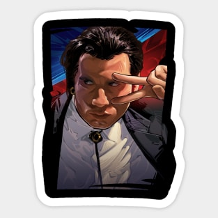 Pulp Fiction Vega Dance Sticker